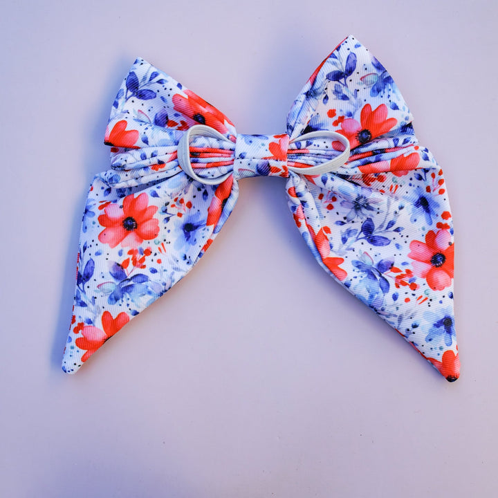 Royal Bouquet Sailor Bow Tie | Watercolour Floral