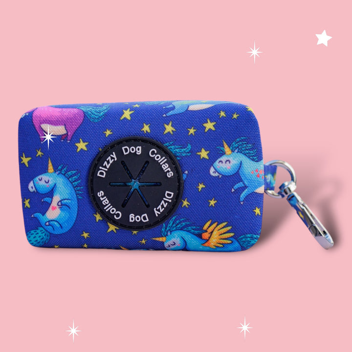 Stardust: Navy Unicorns | Waste Bag Holder