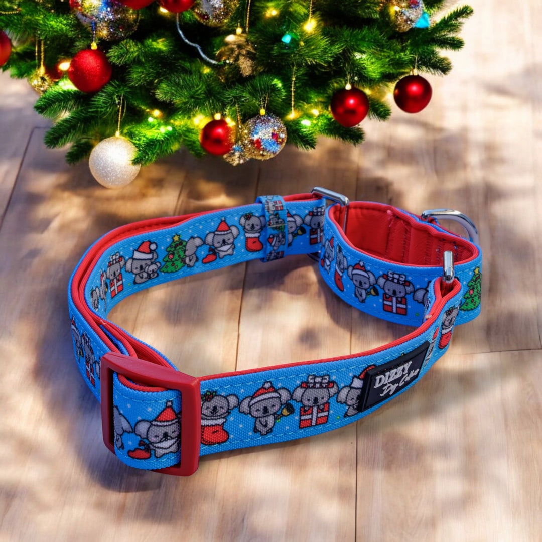 Martingale Dog Collar | Christmas Koalas