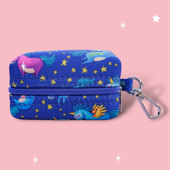 Stardust: Navy Unicorns | Waste Bag Holder