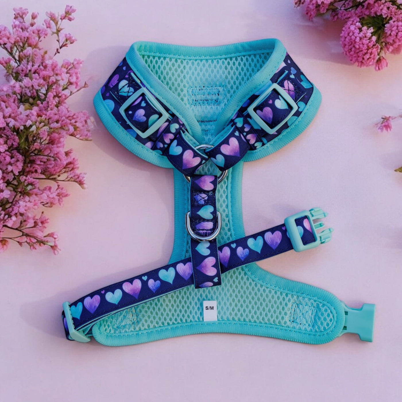 DOG HARNESS | Hearts & Harmony | Neck Adjustable Dog Harness