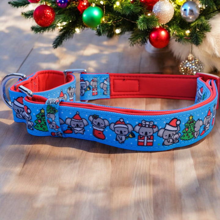 Martingale Dog Collar | Christmas Koalas