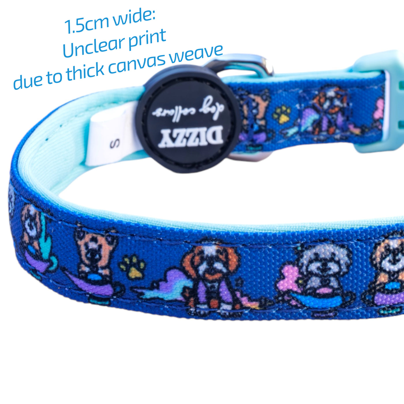 Wish Upon A Genie Dog Collar | Canvas & Neoprene Dog Collar