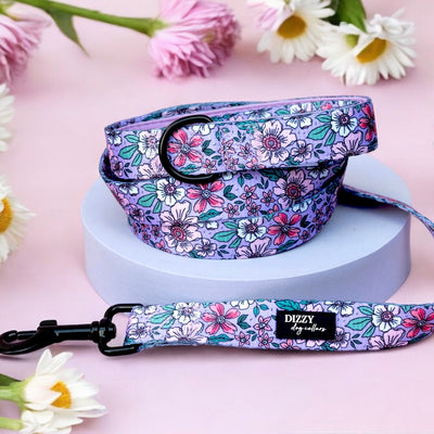 Lilac Floral | Dog Leash | Dog Lead