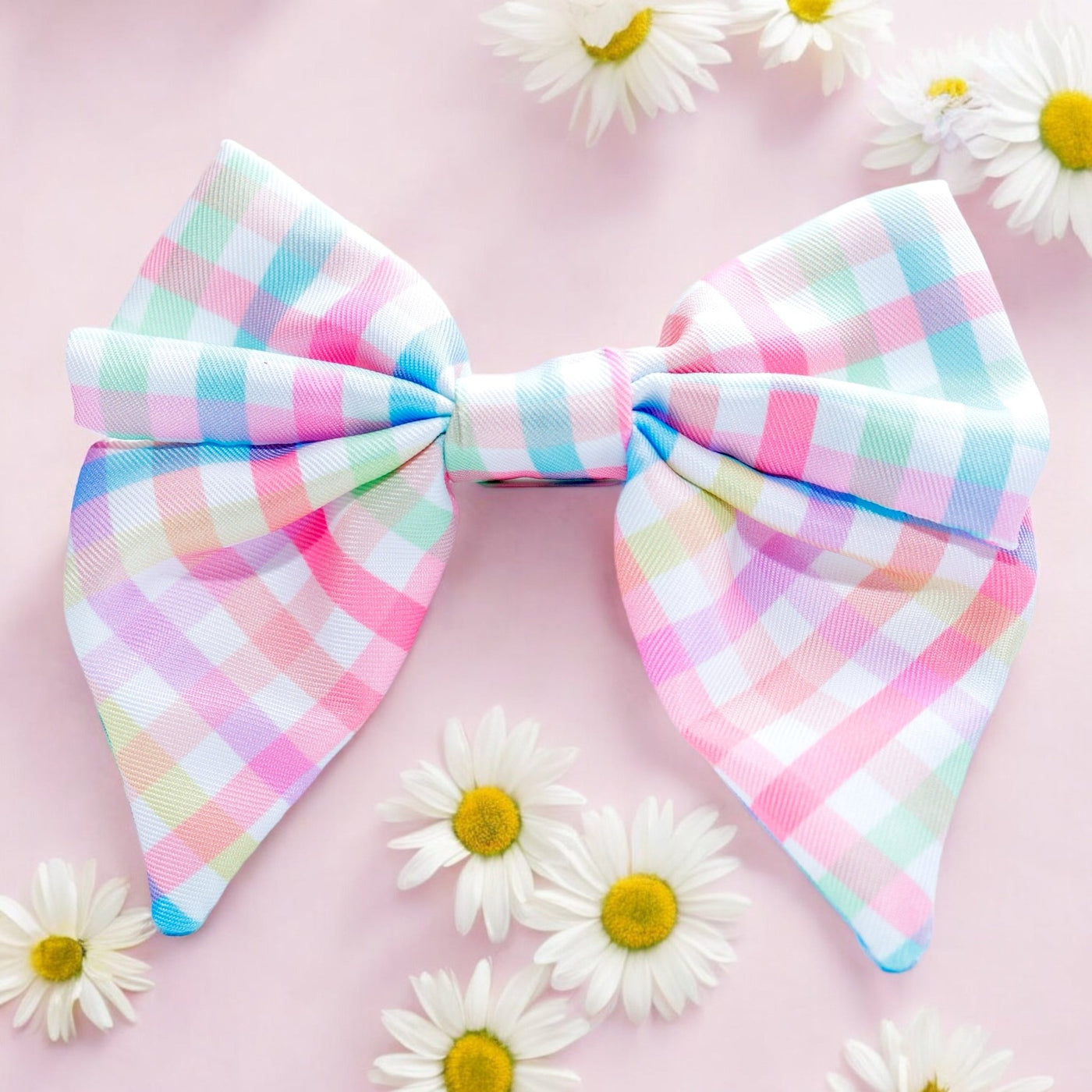 Dog Sailor Bow Tie | Sherbet Gingham