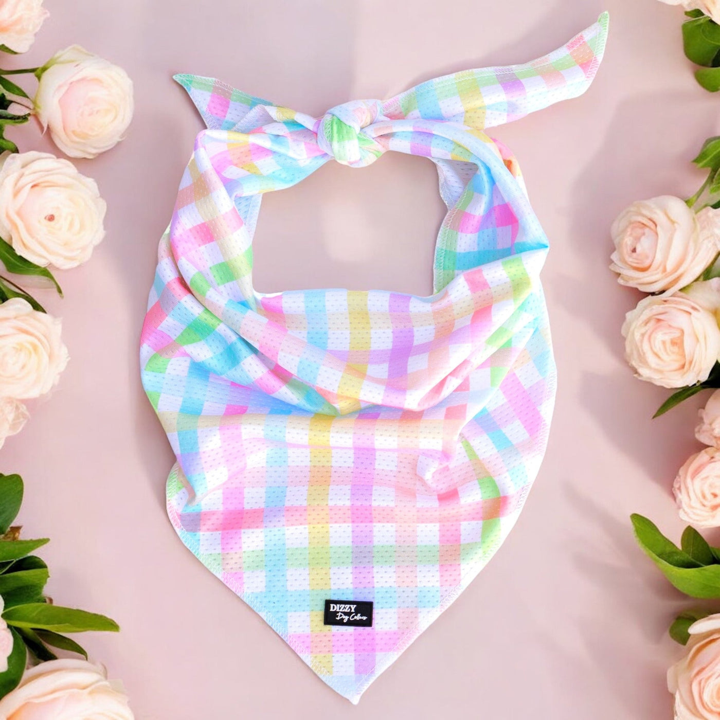 Bandana | Tie Up Dog Bandana | Sherbet Gingham