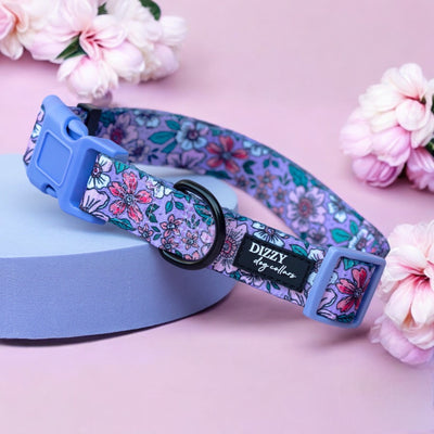 Lilac Floral Dog Collar | Value Range Dog Collar