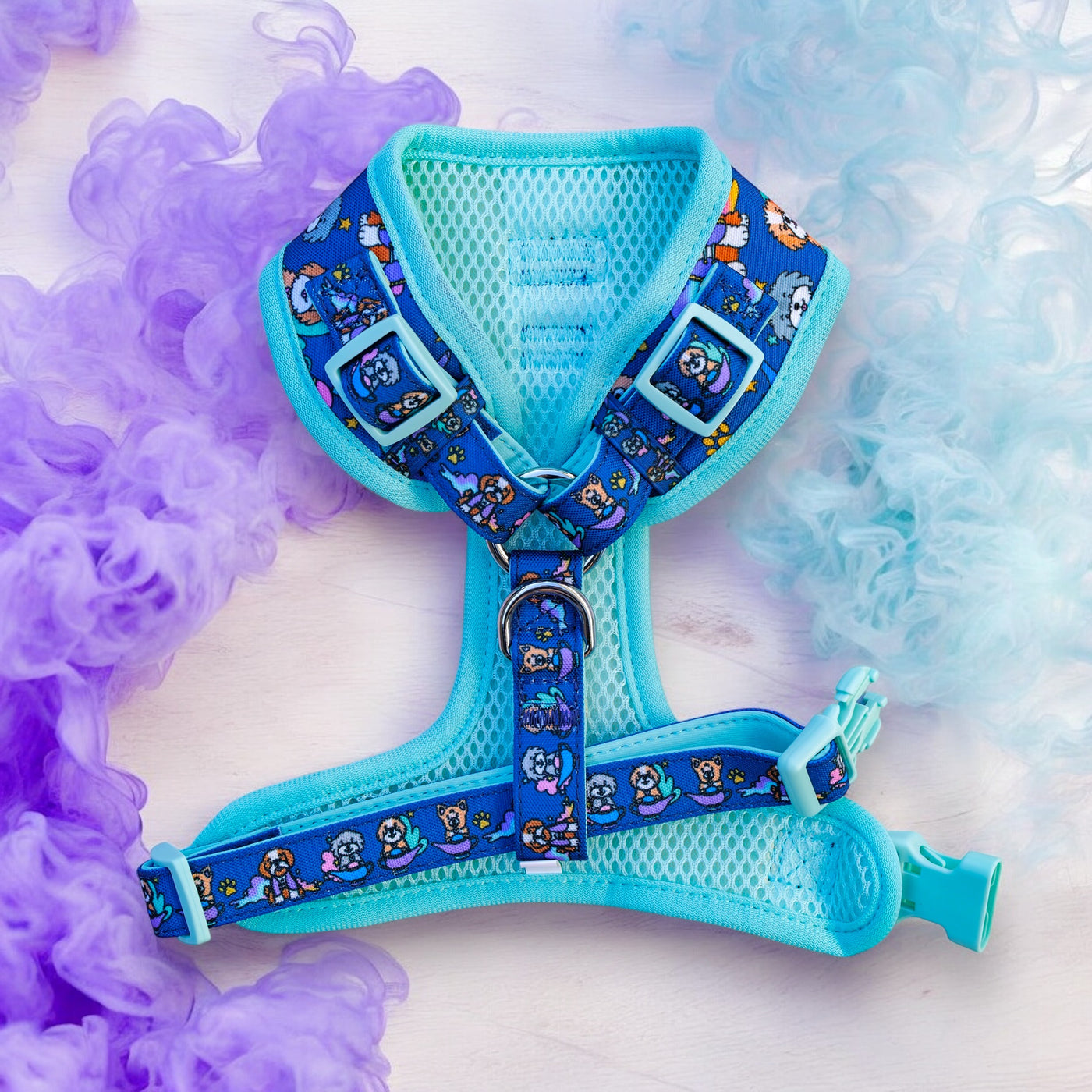 DOG HARNESS | Wish Upon A Genie | Neck Adjustable Dog Harness