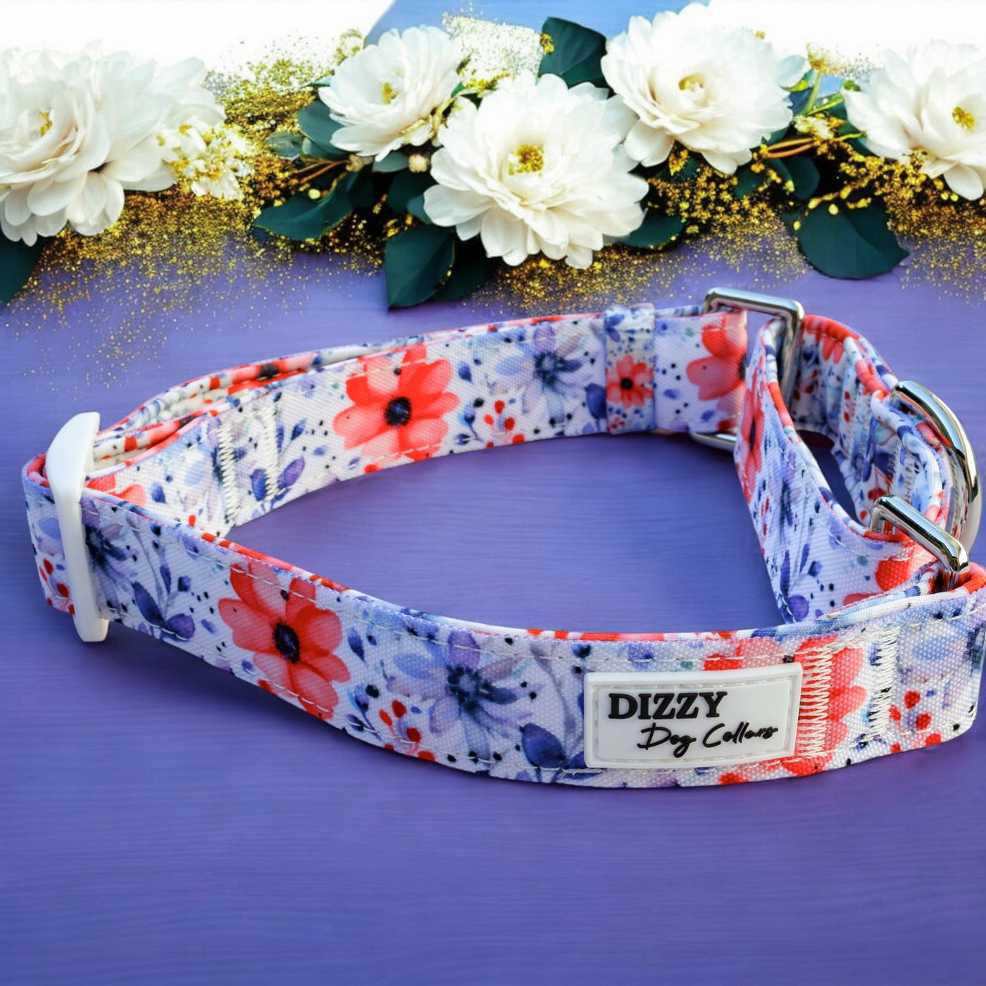 Martingale Dog Collar | Royal Bouquet