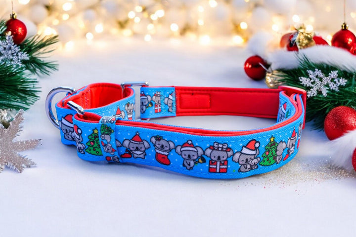 Martingale Dog Collar | Christmas Koalas