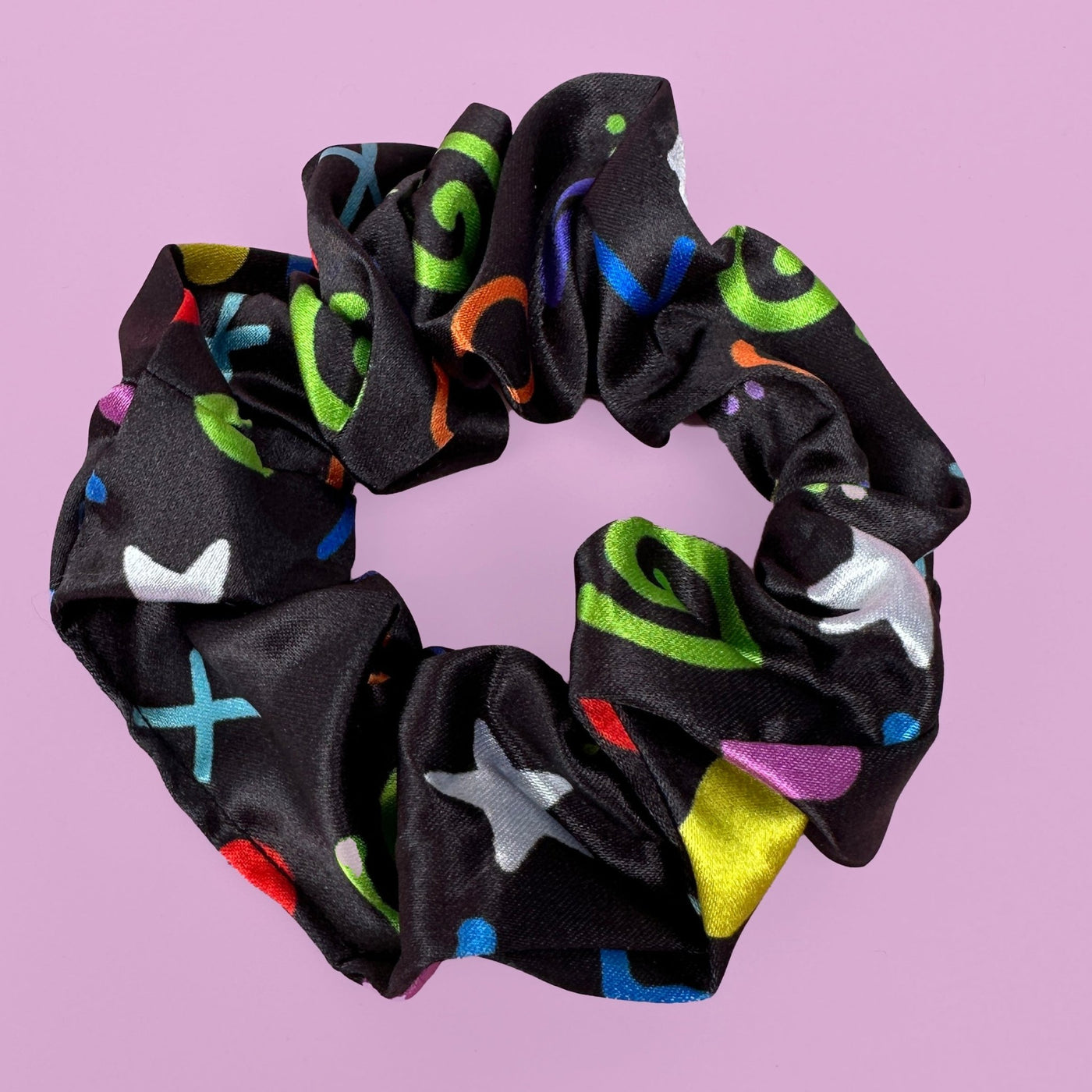 Confetti | Silk Hair Scrunchie-BFF-Dizzy Dog Collars