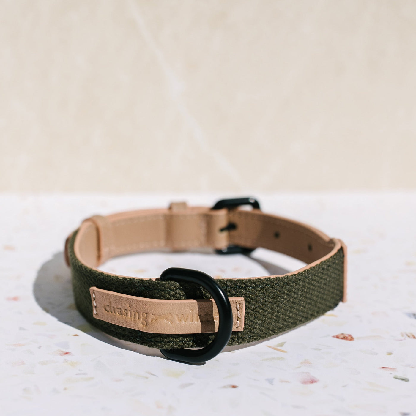 Safari Dog Collar | Genuine Leather