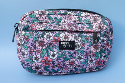 Adventure Pouch - Lilac Floral-Dizzy Dog Collars