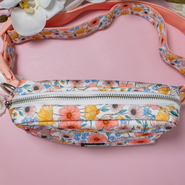 Adventure Pouch | Peachy Posies | Bum Bag-Adventure Pouch-Dizzy Dog Collars