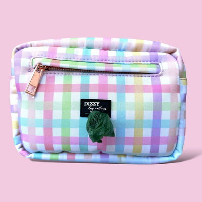 Adventure Pouch - Sherbet Gingham-Adventure Pouch-Dizzy Dog Collars