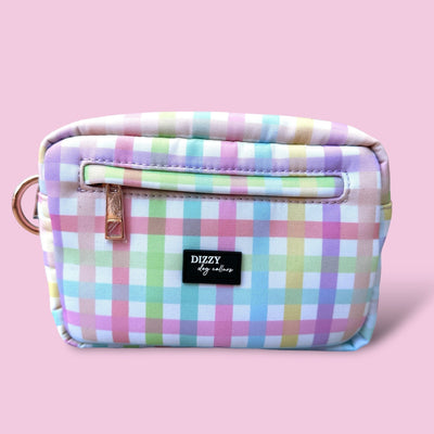 Adventure Pouch - Sherbet Gingham-Adventure Pouch-Dizzy Dog Collars