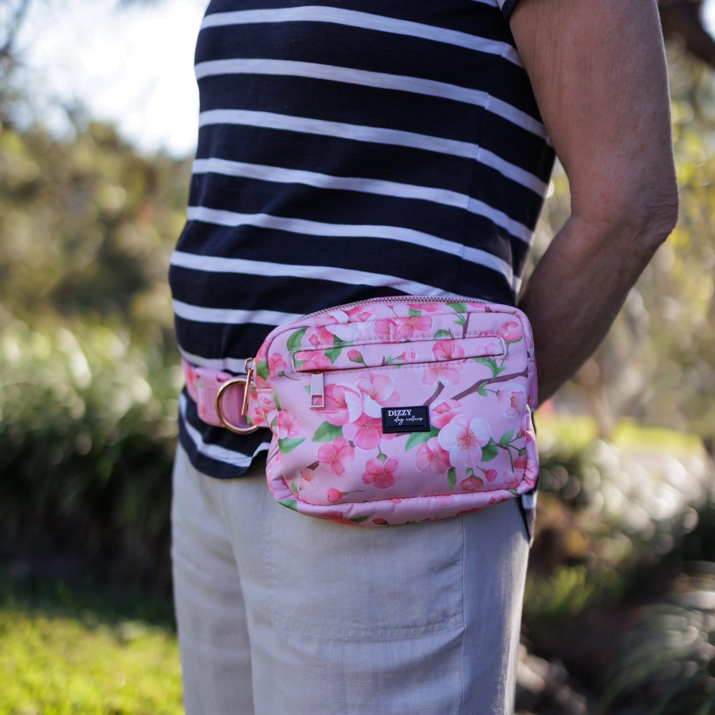 Adventure Pouch | Sweet Sakura | Bum Bag-Adventure Pouch-Dizzy Dog Collars