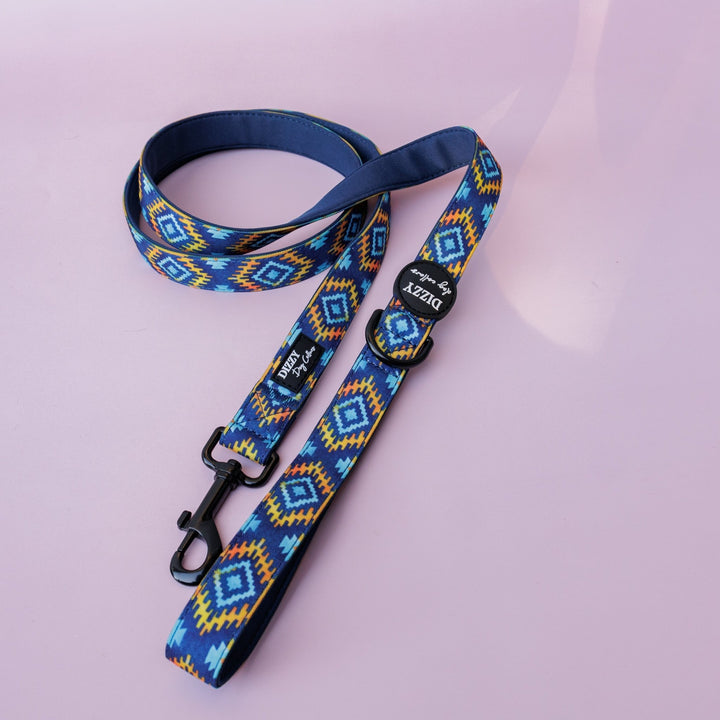 Aztec Empire Dog Leash | Canvas & Neoprene | High Quality Fully Padded Leash-Leash-Dizzy Dog Collars