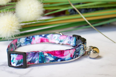 Blossom Rose Cat Collar / Toy Breed Dog Collar / Puppy Collar-Dizzy Dog Collars