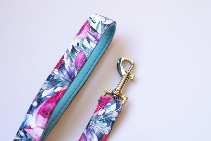 Blossom Rose Dog Lead (Premade)-Dizzy Dog Collars