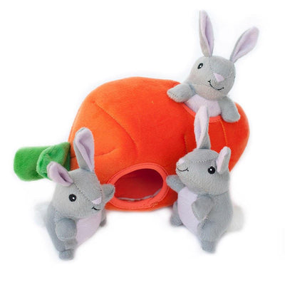 Bunny 'n' Carrot - Interactive Dog Toy-Dizzy Dog Collars-Dizzy Dog Collars
