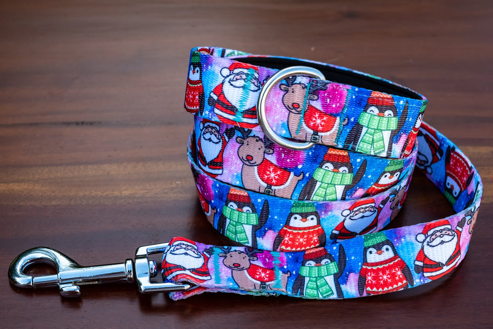 Christmas Carnival Dog Leash-Dizzy Dog Collars