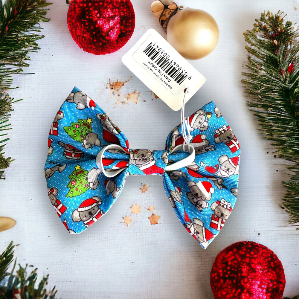 Dog Bow Tie | Christmas Koalas-Bow-Dizzy Dog Collars