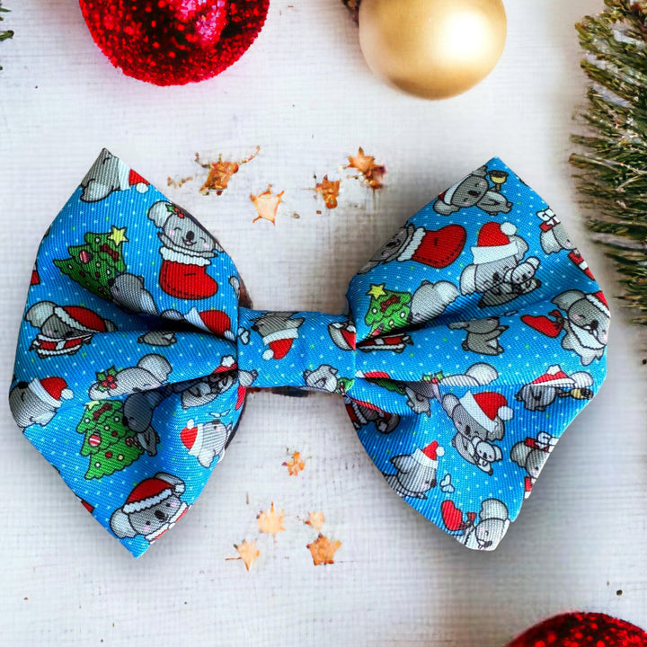 Dog Bow Tie | Christmas Koalas-Bow-Dizzy Dog Collars