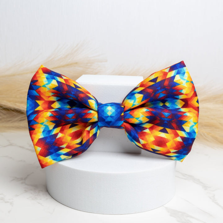 Dog Bow Tie | Kaleidoscope-Bow-Dizzy Dog Collars