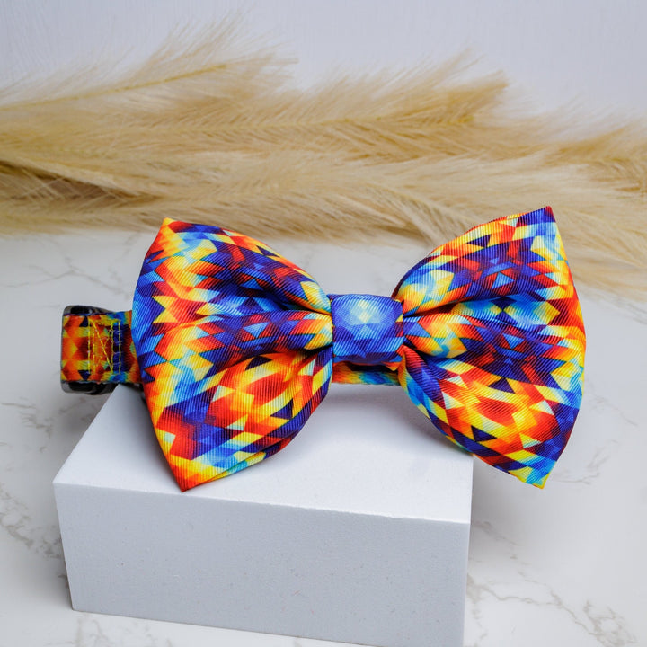 Dog Bow Tie | Kaleidoscope-Bow-Dizzy Dog Collars