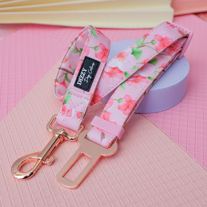 Dog Car Seatbelt | Car Restraint Tether | Sweet Sakura-Car Restraint-Dizzy Dog Collars