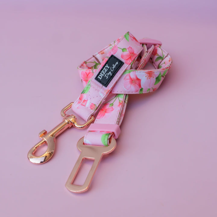 Dog Car Seatbelt | Car Restraint Tether | Sweet Sakura-Car Restraint-Dizzy Dog Collars