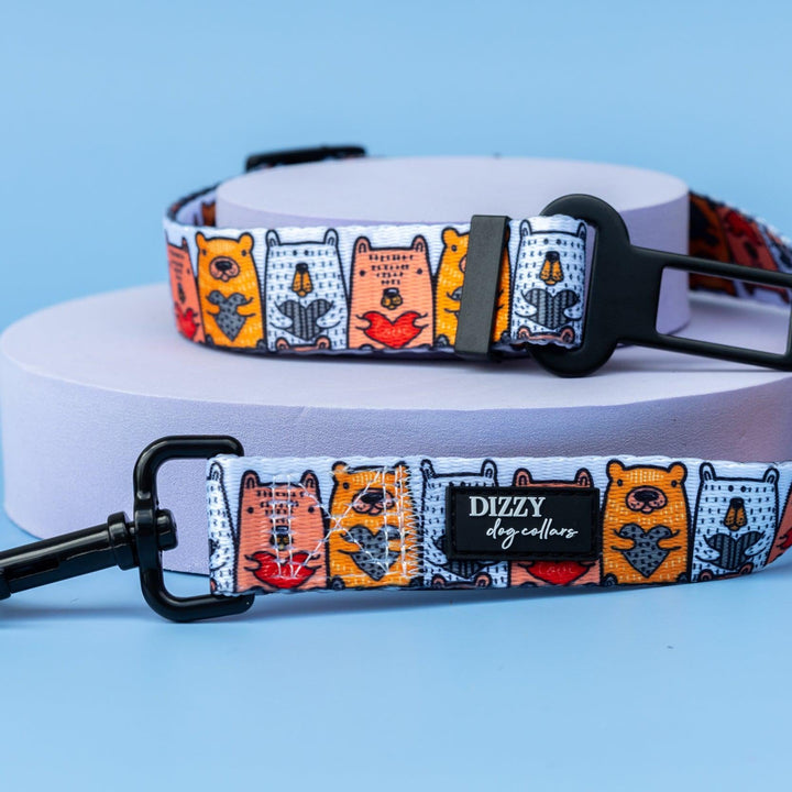 Dog Car Seatbelt | Dog Car Restraint Tether | Bear Hug-Dizzy Dog Collars