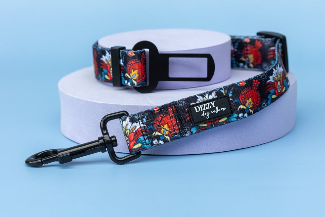 Dog Car Seatbelt | Dog Car Restraint Tether | Folklore-Dizzy Dog Collars