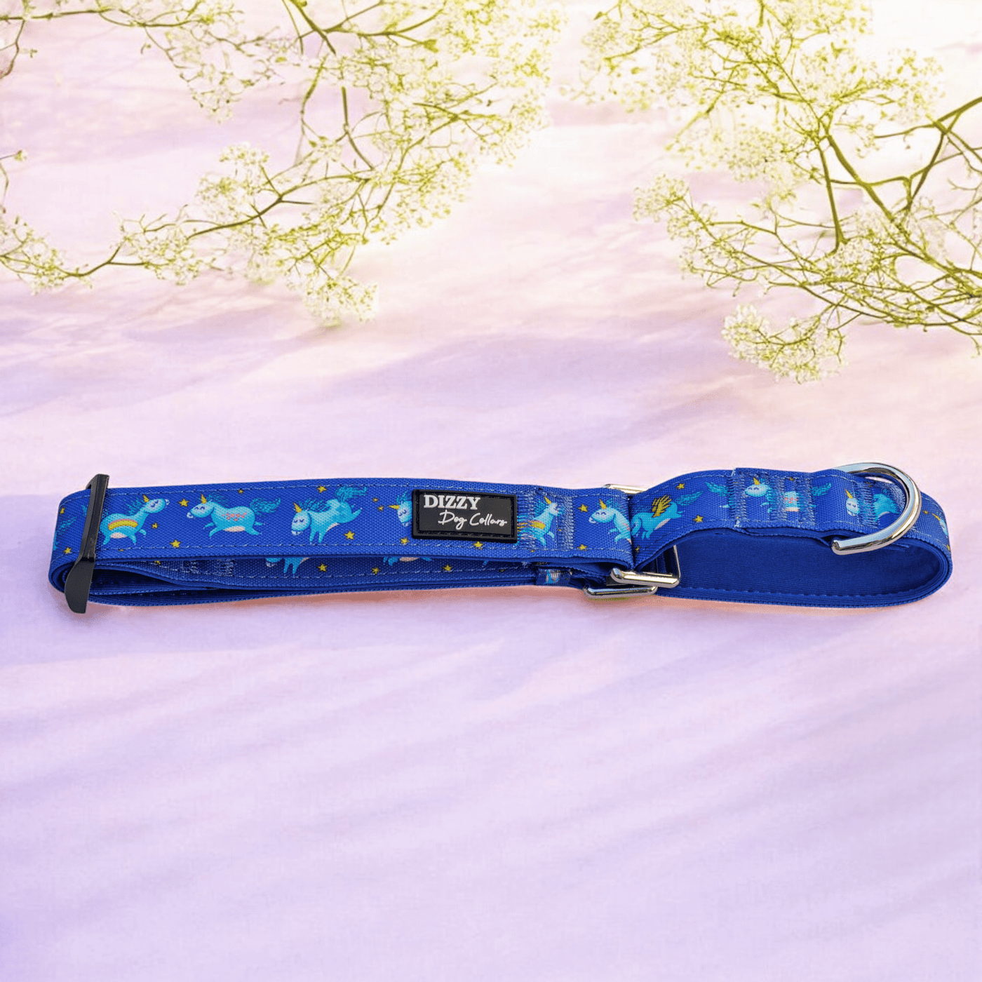 Martingale Dog Collar | Stardust: Navy Unicorns