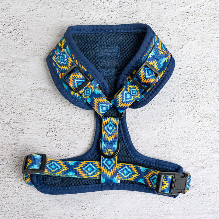 DOG HARNESS | Aztec Empire | Neck Adjustable Dog Harness-Harness-Dizzy Dog Collars