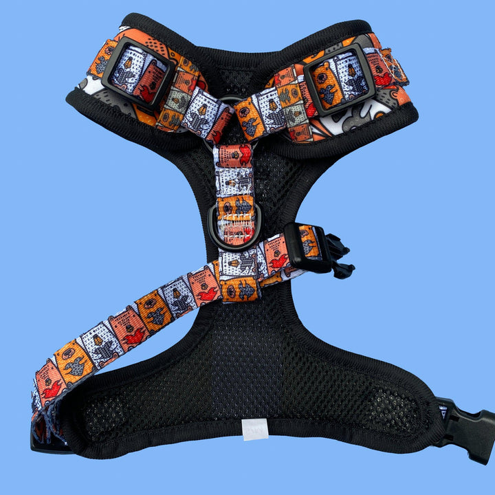 DOG HARNESS | Bear Hug | Neck Adjustable Dog Harness-Harness-Dizzy Dog Collars