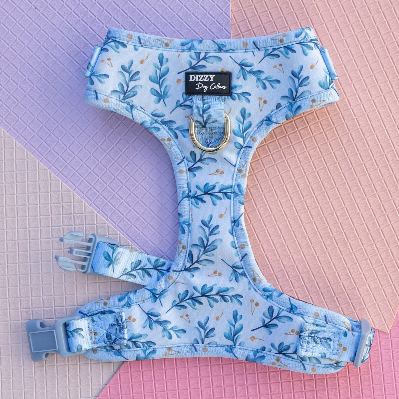 DOG HARNESS | Little Lou | Neck Adjustable Dog Harness-Harness-Dizzy Dog Collars