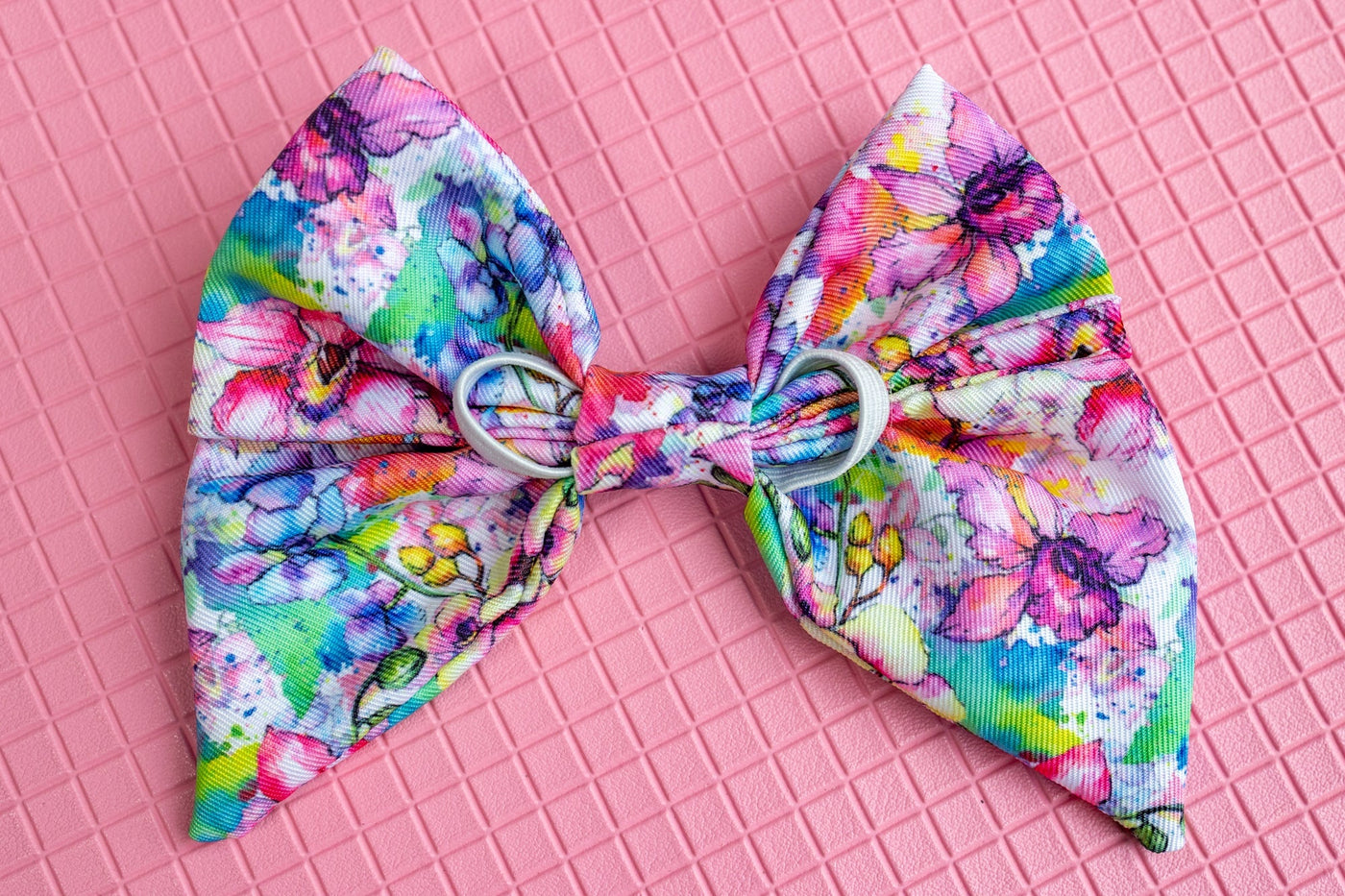 Dog Sailor Bow Tie | The Willow: Watercolour Floral-Dizzy Dog Collars