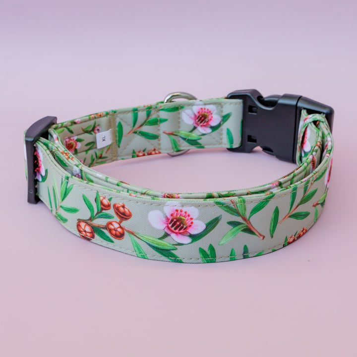 Extra Wide // Manuka Dog Collar | Canvas & Neoprene Dog Collar-Dog Collar-Dizzy Dog Collars