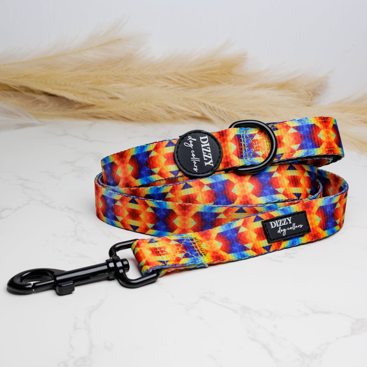 Kaleidoscope Dog Leash | Dog Lead-Leash-Dizzy Dog Collars