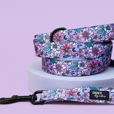 Lilac Floral | Dog Leash | Dog Lead