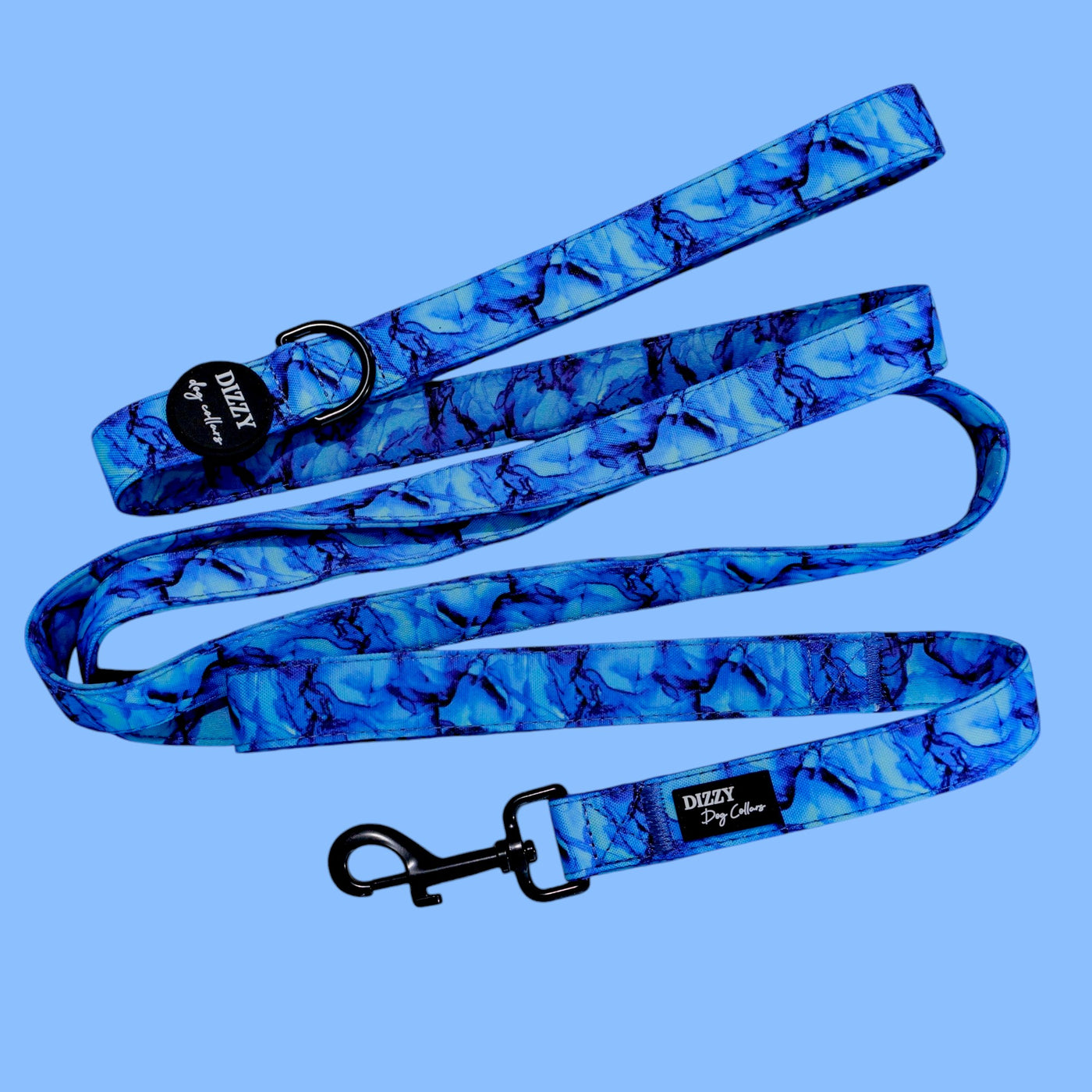 Blue Marble LONG LEAD | Canvas & Neoprene | Premium Quality Fully Padded Leash