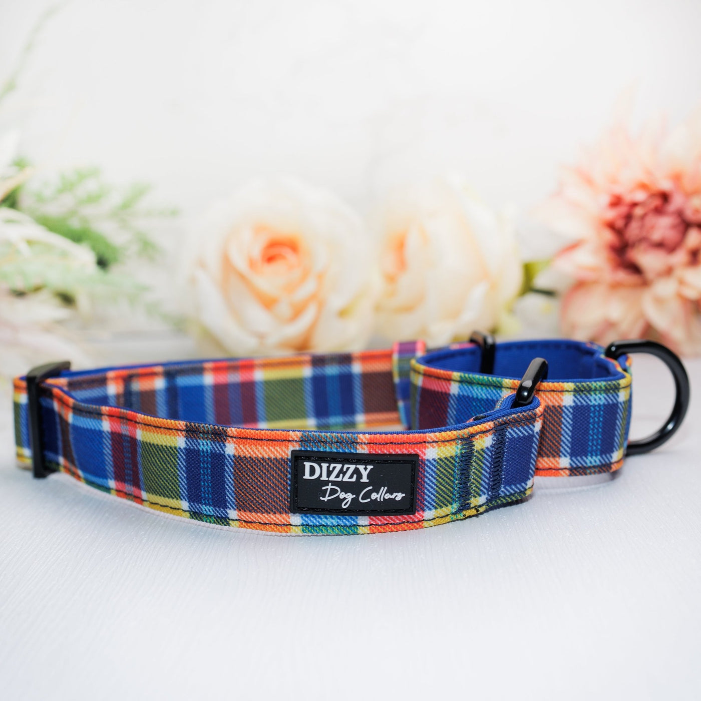 Martingale Dog Collar | Country Plaid-Dog Collar-Dizzy Dog Collars