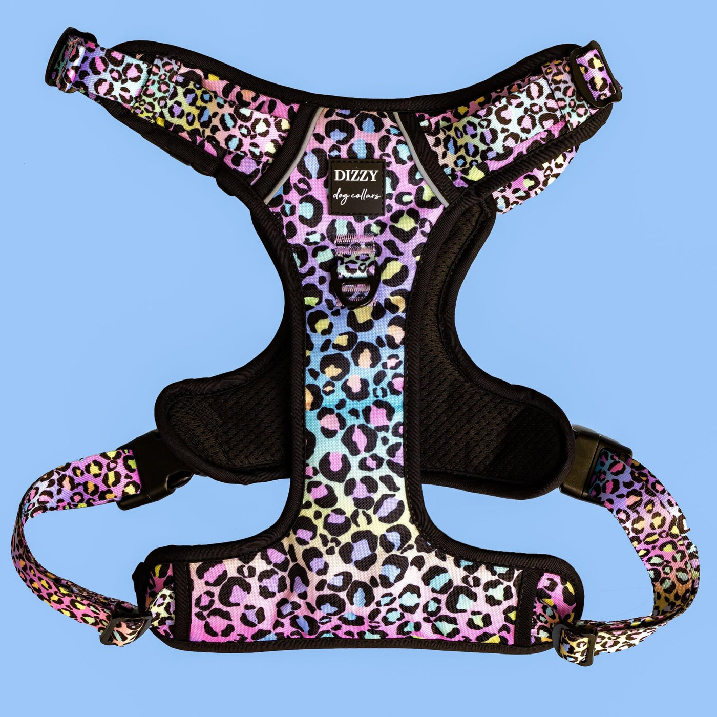 No Pull Dog Harness | Step in | Reflective | Heavy Duty | Easy Reach Handle | Ombre Leopard-Dizzy Dog Collars