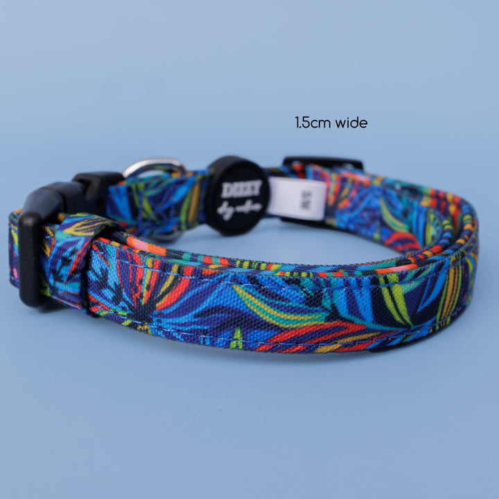 Oasis | Canvas & Neoprene Dog Collar-Dog Collar-Dizzy Dog Collars