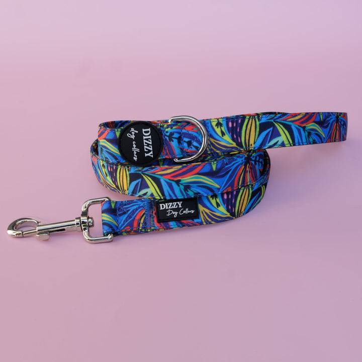 Oasis Dog Leash | Canvas & Neoprene | High Quality Fully Padded Leash-Leash-Dizzy Dog Collars