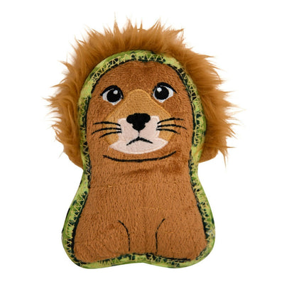 Outward Hound Xtreme Seamz Squeaker Dog Toy - Lion-Toy-Dizzy Dog Collars