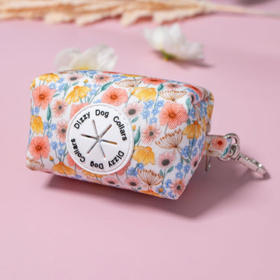 Peachy Posies | Waste Bag Holder-Waste Bag-Dizzy Dog Collars