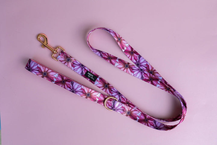 Perfect Petals Dog Leash | Dog Lead-Dizzy Dog Collars